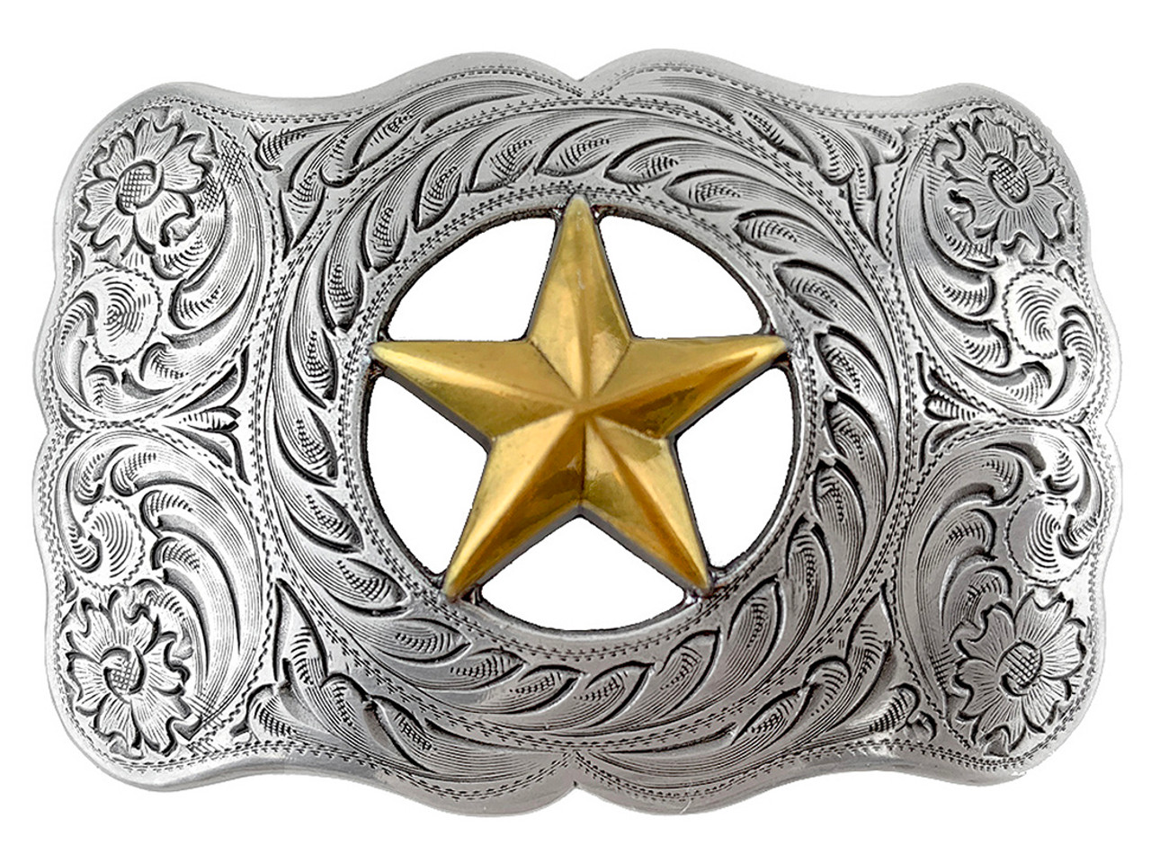 gold belt buckle cowboy