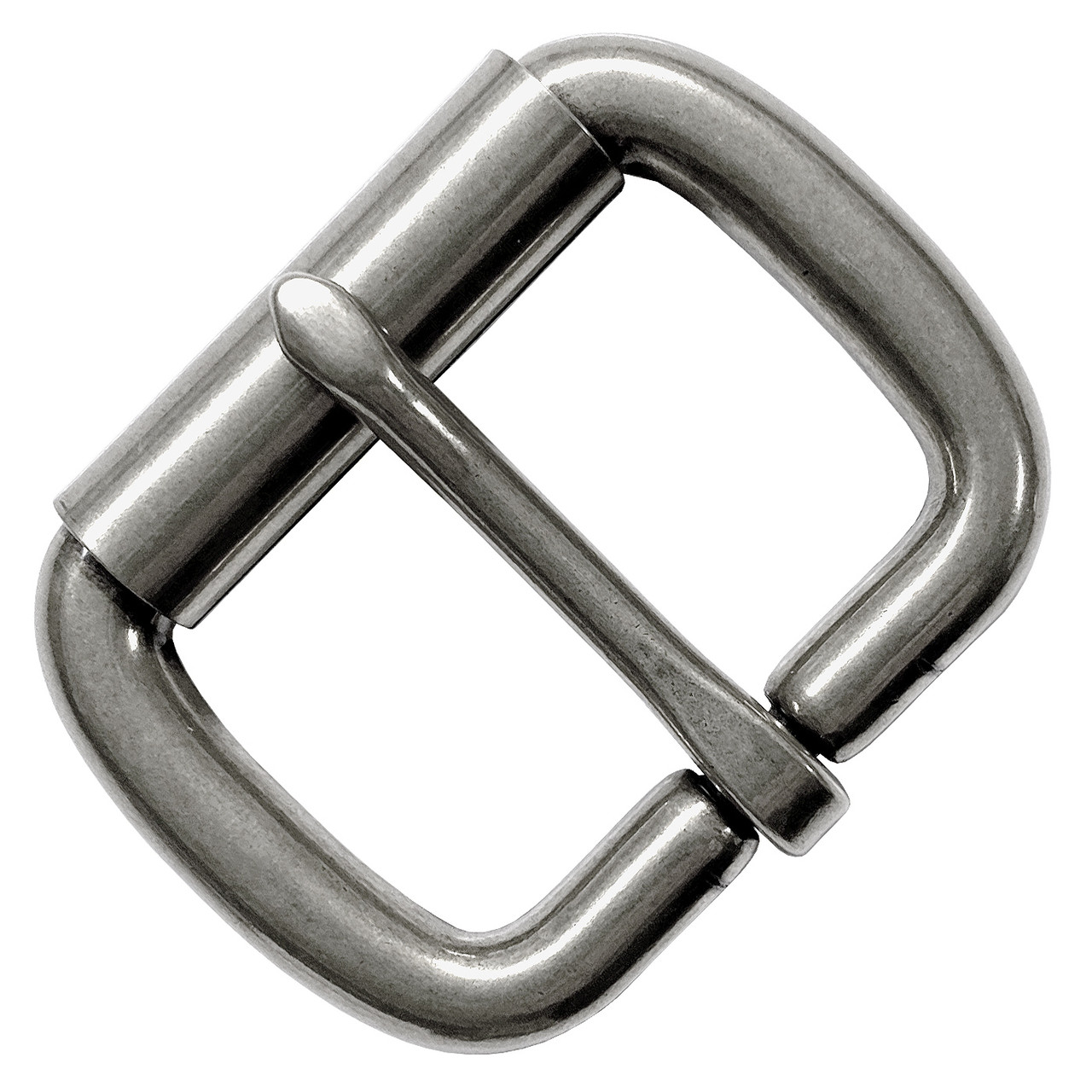 P2662-10 LANR Antique Silver Roller Belt Buckle 1-1/2