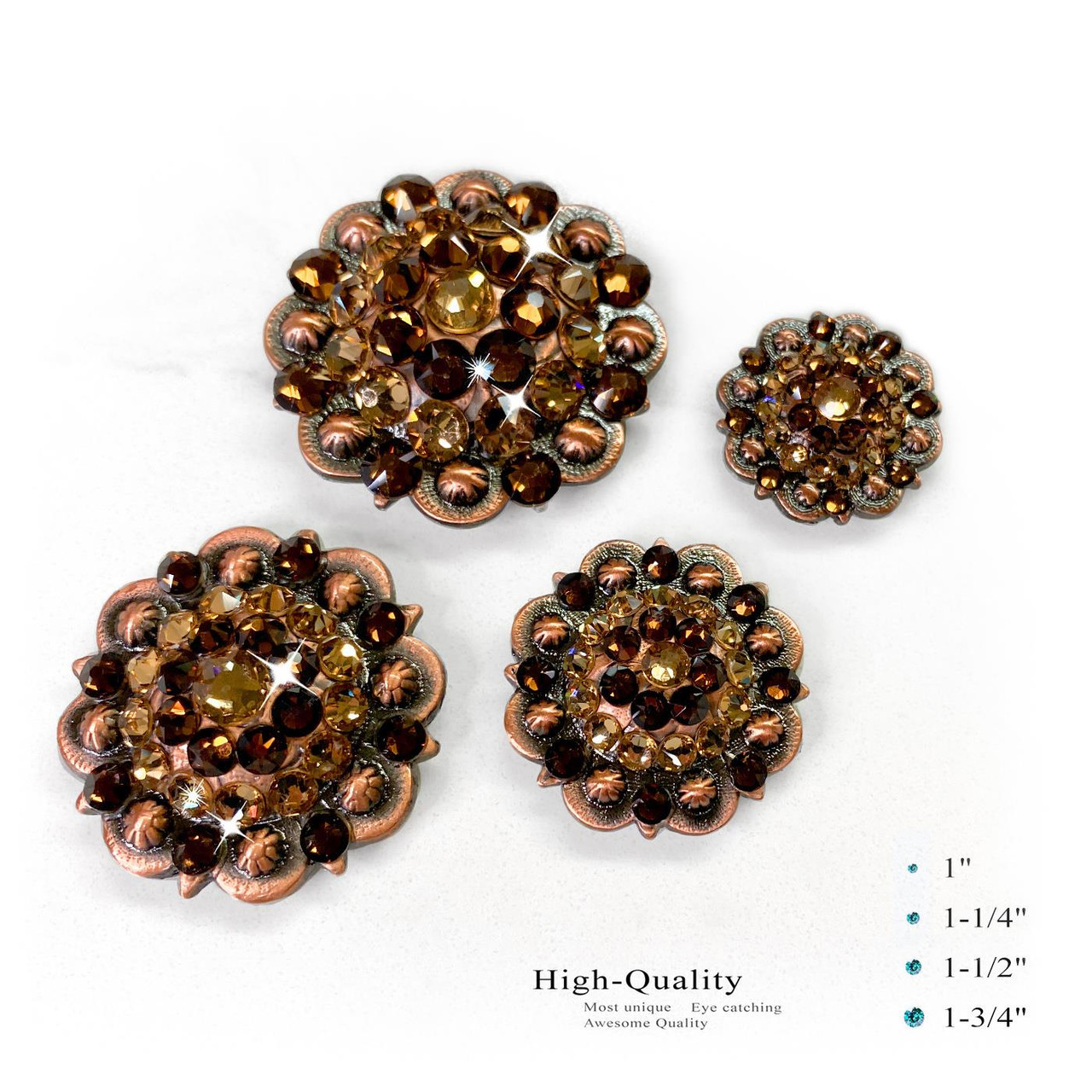 Ensemble bling-bling tack en cuir marron occidental de serre Ensemble bling-bling tack en cuir marron occidental de serre