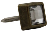 NB-20553 Brass Bronze Diamond Stud 3/8" 10/Pack
