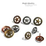 NB-906 Copper Star Upholstery Tack 1" 10/Pack