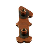 SC47641-1 COP 1/4"x7/8" Copper Number "1" Screw Back Concho