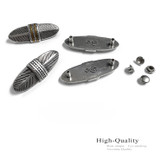 BS8202C ASAG Antique Gold Engraved Oval Concho Rivet Back (DR)