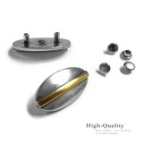 FA5548 SRTPGP Antique Gold Oval Concho Rivet Back (DR)