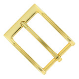 P4270 GP Casual Dress Belt Buckle Fits 1-3"(35mm) Belt (Gold Plated)