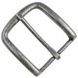 JT11082 Classic Casual Metal Belt Buckle fits 1-1/2" (38mm) Wide Belt- Antique Silver