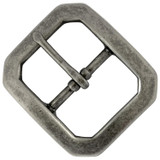 PC3795 ANR Classic Casual Center Bar Buckle Fits 1-1/2"(38mm) Belt Strap (Antique Silver)