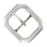 PC3795 NP Classic Casual Center Bar Buckle Fits 1-1/2"(38mm) Belt Strap (Nickel Plated)