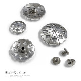 BS9280 SRTP Antique Engraved Card Suit Concho Concho Screwback