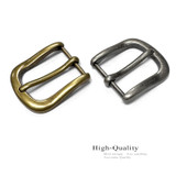 A274 ANR Hand Polished Dress Belt Buckle Fits 1"(25mm) Wide Belt Strap (Antique Silver)