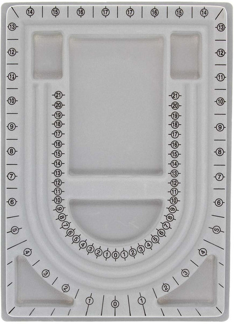 Beadsmith Flocked Bead Board Tray For Beading - 9.5x13