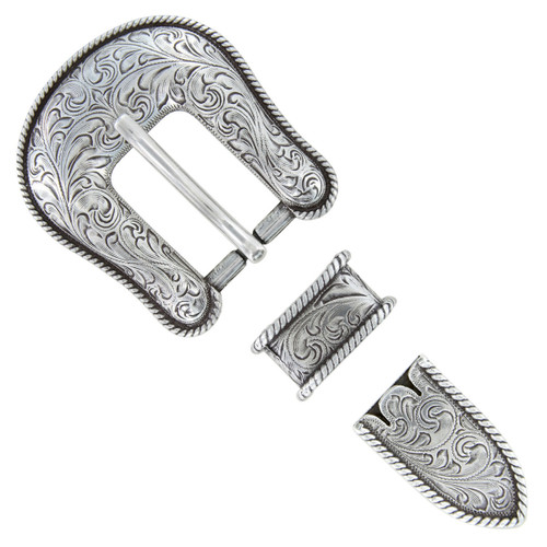 S6201 LASRP 3/4" Antiqued Silver Replacement Buckle Set 19MM S6201 LASRP 3/4" Antiqued Silver Replacement Buckle Set 19MM