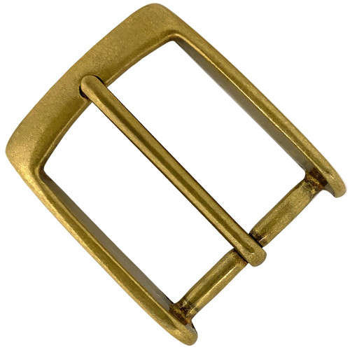 Solid Brass Buckle Classic Casual Dress Belt Buckle fits 1-3/8" (35mm) Wide Belt- Antique Gold Solid Brass Buckle Classic Casual Dress Belt Buckle fits 1-3/8" (35mm) Wide Belt- Antique Gold