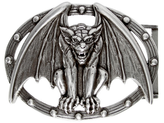 HA1751 LASRP Unique Buckle Antique Vampire Bat Buckle Fits 1-1/2" (38 mm) wide Belt