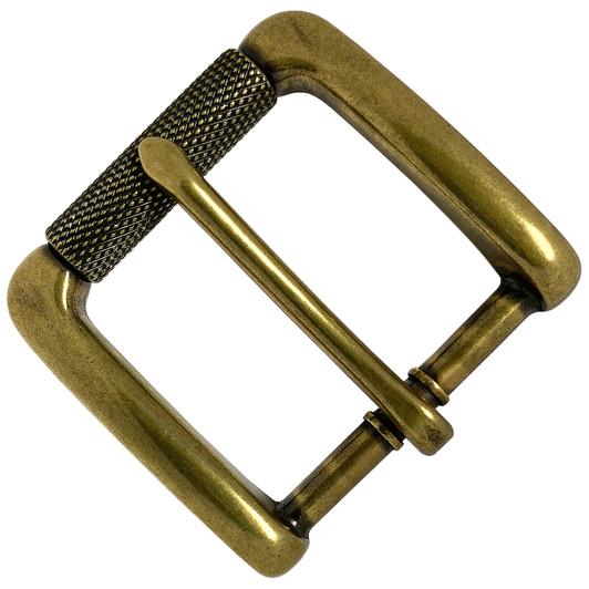P4139 Antique Brass Roller Belt Buckle fit's 1-3/8" (35mm)