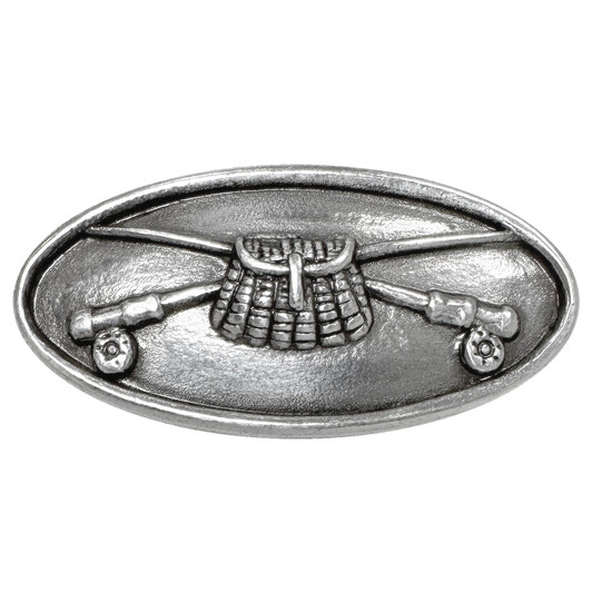 BM2221 LASRP Antique Silver Engraved Fisherman's Gears Oval Concho Rivet Back (DR)