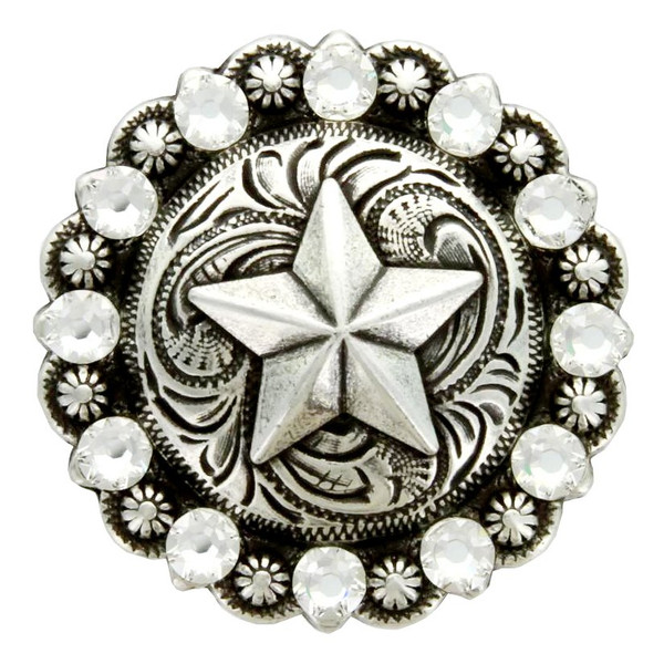 Crystal - Rhinestone Crystal Star Berry Concho