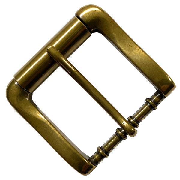 P4317-11 OEB Roller Belt Buckle Fits 1-1/2"(38mm) Belt (Antique Brass)