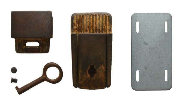 LP0034-2RI59 Tuck Lock Clasps With Key Open For Handbag Purse and Luggage Case Hardware