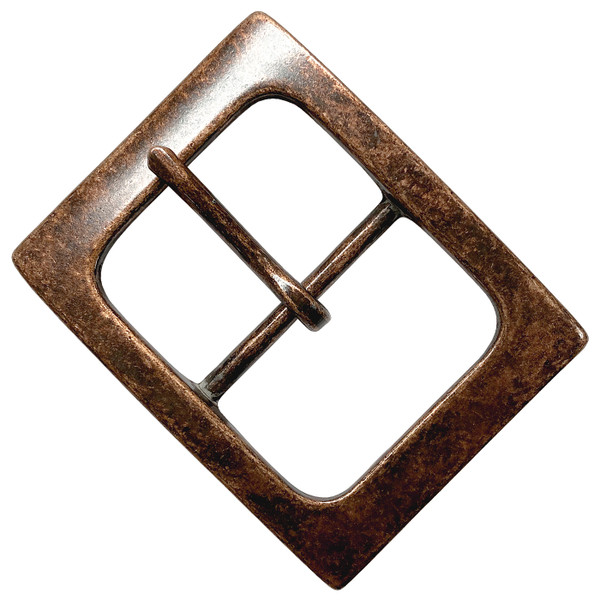 CX-06 COPPER Center Bar Belt Buckle Fits 1-1/2"(38mm) Belt (Copper)