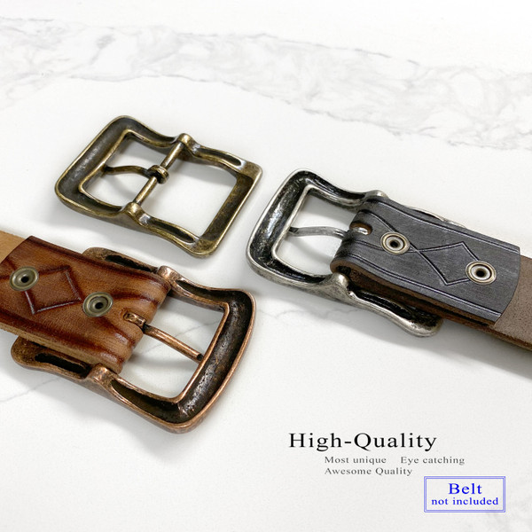 CX-07 ANT Center Bar Belt Buckle Fits 1-1/2"(38mm) Belt (Antique Silver)