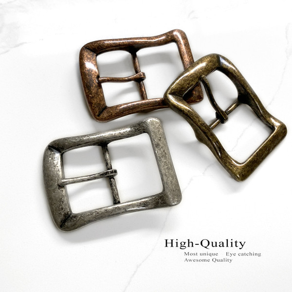 CX-07 COPPER Center Bar Belt Buckle Fits 1-1/2"(38mm) Belt (Copper)