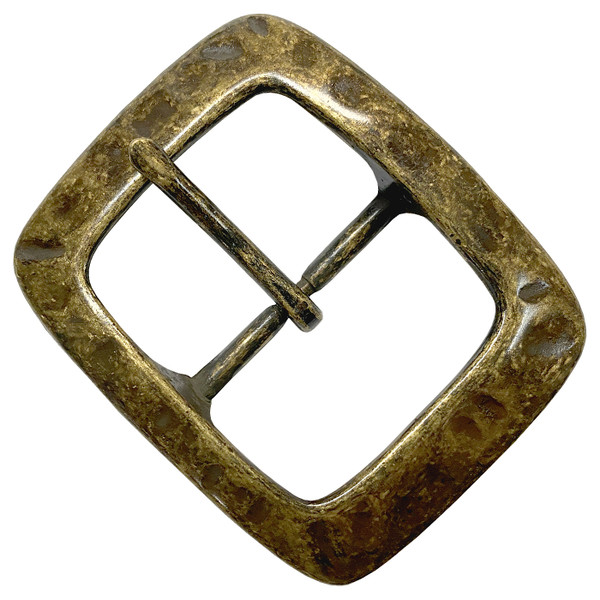 CX-08 BRASS Center Bar Belt Buckle Fits 1-1/2"(38mm) Belt (Brass)