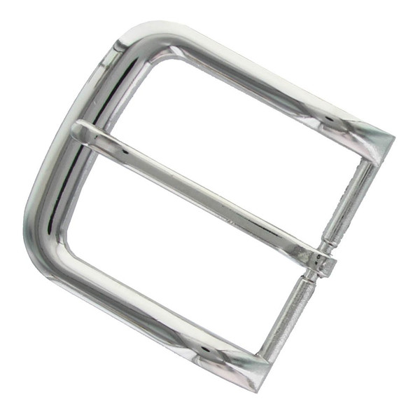 FCB6-NP Shiny Silver Belt Buckle fit's 1-1/2" (38mm) wide