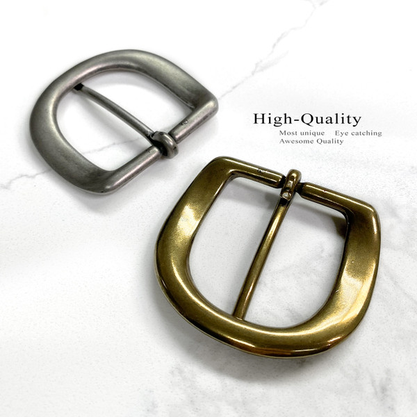 P3984 OEB Western Floral Engraved Belt Buckle Fits 1-1/2"(38mm) Belt (Antique Brass)