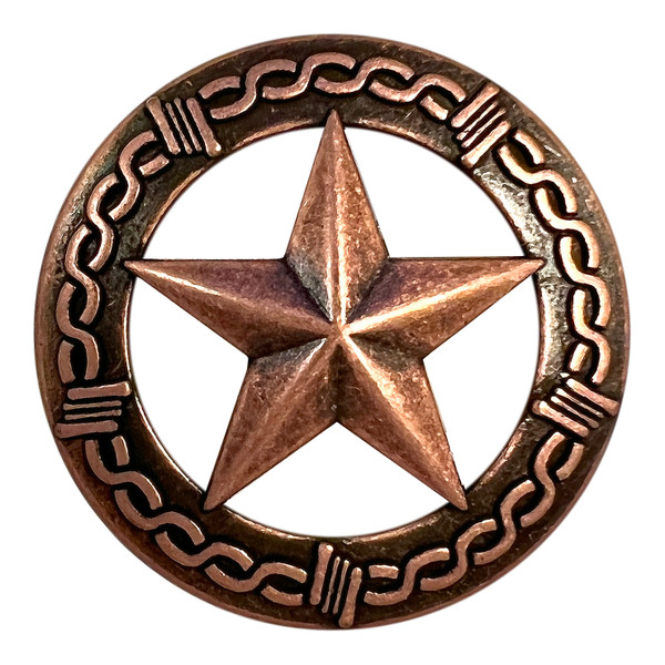 NB-906 Copper Star Upholstery Tack 1" 10/Pack