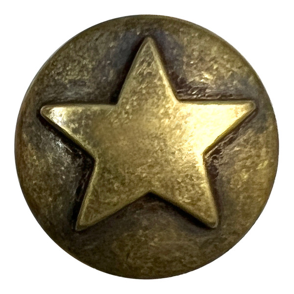 NB-8282 Brass Bronze Raised Star Upholstery Tack 1/2" 10/Pack