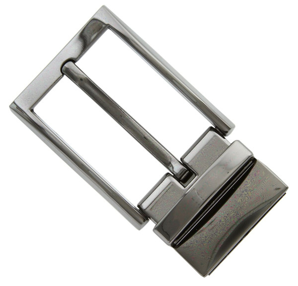 Z32292R GUN Hand Polished Reversible Belt Buckle Fits 1-1/4"(32MM) Wide Belt Strap (GUN)