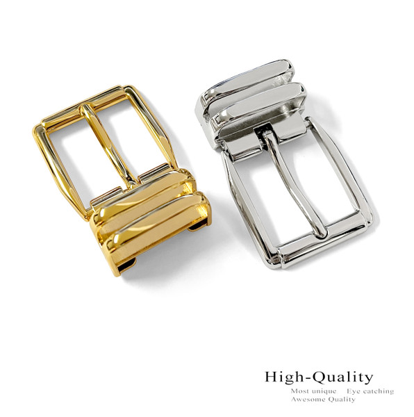 4010D NP Double Loop Clamp Belt Buckle fit's 1-1/8" (30mm) wide Belt