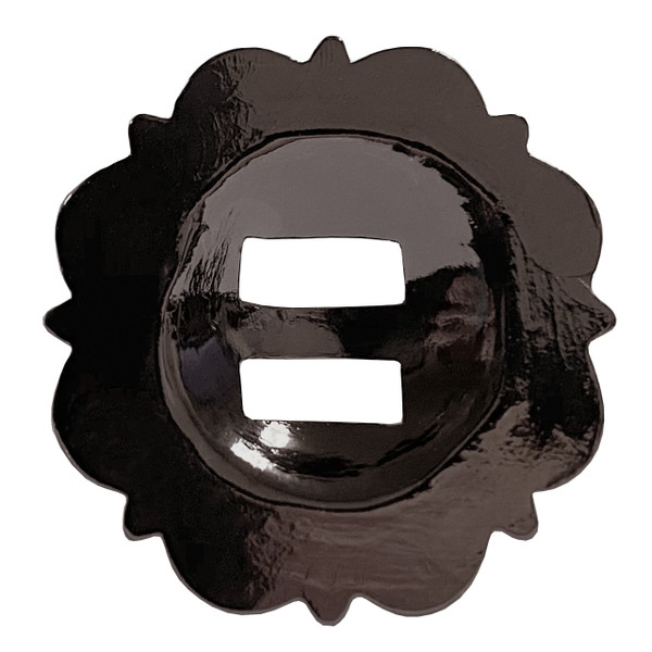 BS9153-1 COP  1" Copper Swirl Slotted Berry Concho