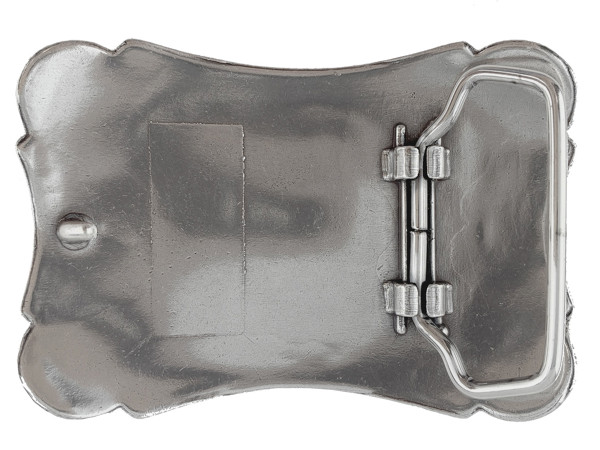 Western Floral Engraved Pattern Belt Buckle