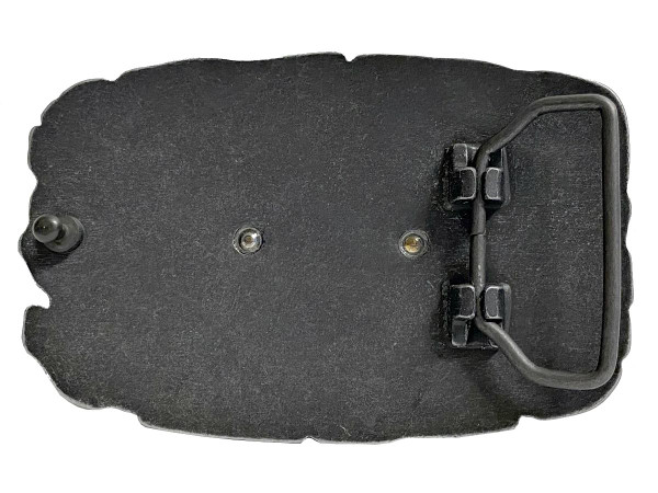 100572 Antique Vantage Engraved Steampunk Clockwork Cupid Heart Belt Buckle