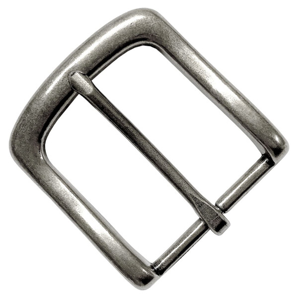 Single Prong Metal Belt Buckle Replacement buckle for belt fits 1-1/4"(32mm) Belt Strap-Antique Silver