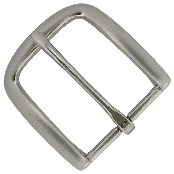 JT11082 Classic Casual Metal Belt Buckle fits 1-1/2" (38mm) Wide Belt- Nickel Brushed