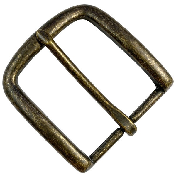 JT11082 Classic Casual Metal Belt Buckle fits 1-1/2" (38mm) Wide Belt- Antique Brass