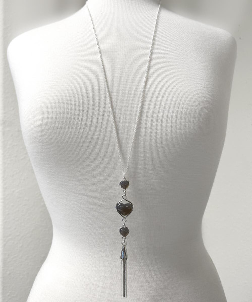 Long Necklace Pendant Nickel free Fashion Women Art Craft 21301