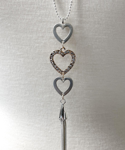 Long Necklace Pendant Nickel free Fashion Women Art Craft 21403