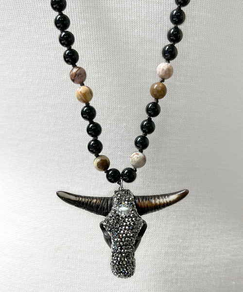 Long Necklace Pendant Nickel free Fashion Women Art Craft 69609