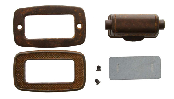 L0006RI59 Side Push Button Center Press Open Lock  Clasp For Handbag Purse and Luggage Case Hardware