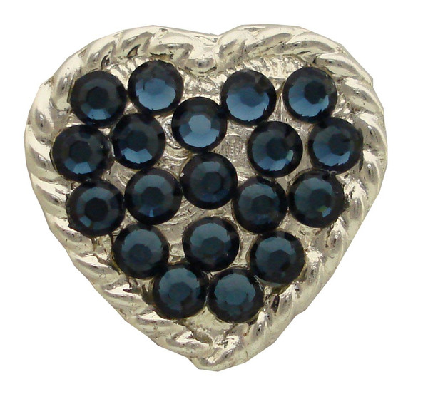 Montana - Rhinestone Crystal Heart Concho