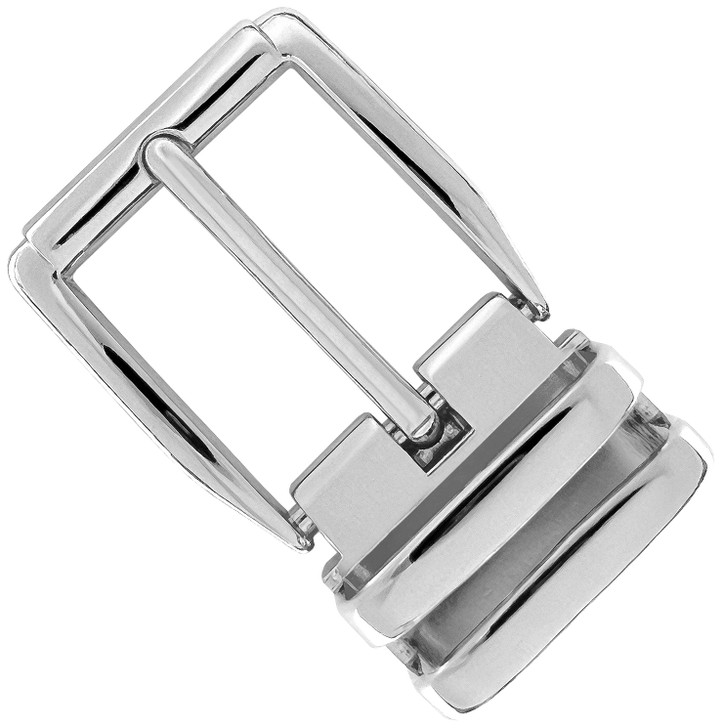 4010D NP Double Loop Clamp Belt Buckle fit's 1-1/8" (30mm) wide Belt