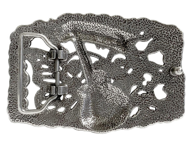 HA1347 Unique Buckle 1973 Guitar Engraved Buckle Fits 1-1/2"(38mm) Wide Belt