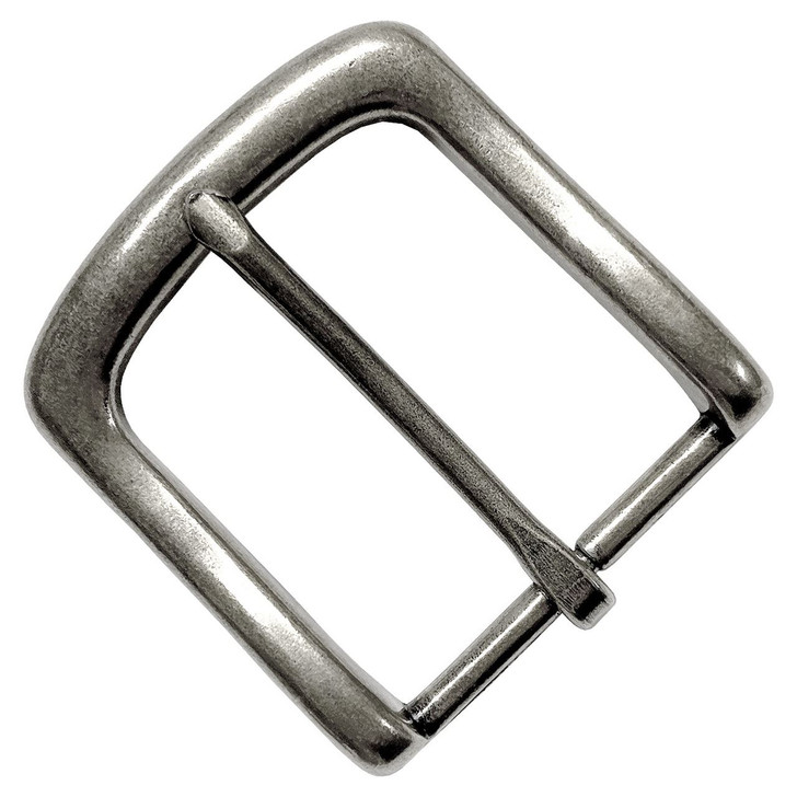 Single Prong Metal Belt Buckle Replacement buckle for belt fits 1-3/8"(35mm) Belt Strap-Antique Silver