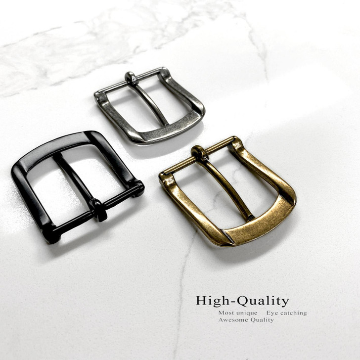 Single Prong Metal Belt Buckle Replacement buckle for belt fits 1-3/8"(35mm) Belt Strap-Antique Silver