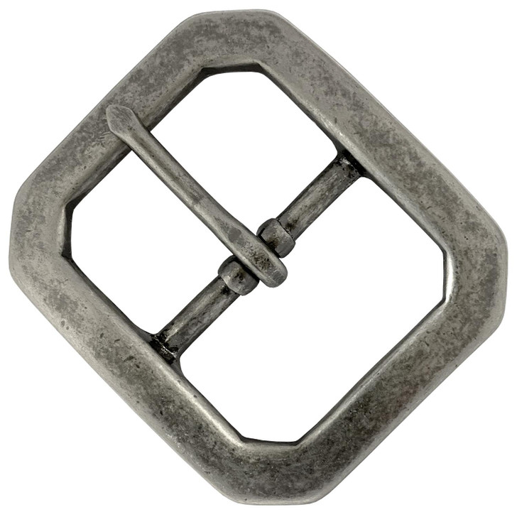 PC3795 ANR Classic Casual Center Bar Buckle Fits 1-1/2"(38mm) Belt Strap (Antique Silver)