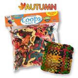 Autumn color 16oz bag of polyester loops